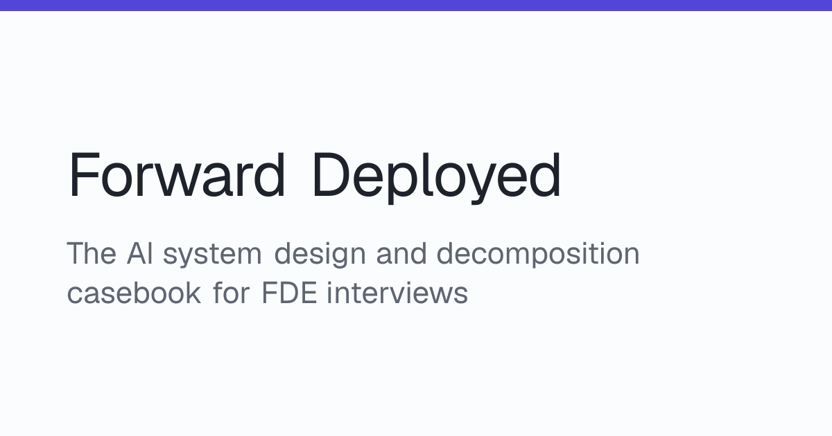 Context engineering and orchestration · Agentic Systems · Forward Deployed